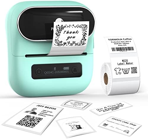Phomemo M220 Label Maker, 3.14” Bluetooth Thermal Label Printer by Phomemo