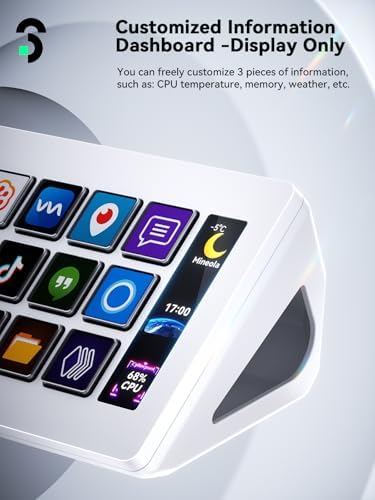 SOOMFON Stream Controller Studio Control Deck 15 Macro Keys and Dashboard - Image 4