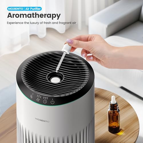Air Purifiers for Bedroom Home for Smoke Pet Dander Odors 2 Pack Ivory - Image 6