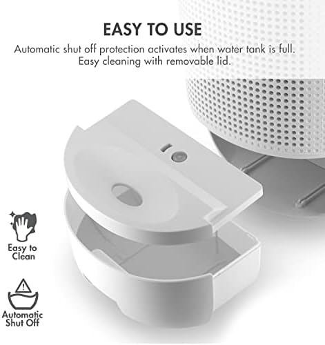 Tenergy Sorbi 1000ml Air Dehumidifier w/Purifying Function, True HEPA Filter, Auto Shutoff, Touch Control Adjustable Air Speed, Ultra-Quiet, Ideal for Closets & Bathrooms - Image 4