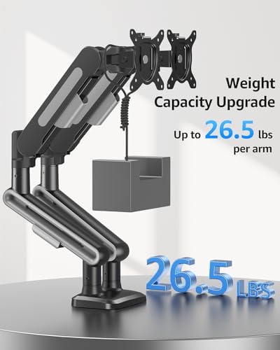 MOUNTUP Dual Monitor Mount, Heavy Duty Monitors Arm - Image 2