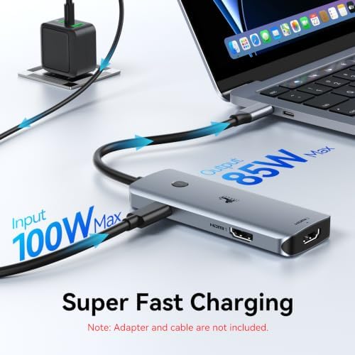 LIONWEI USB C Docking Station Dual Monitor HDMI, Laptop Multiport Adapter - Image 6
