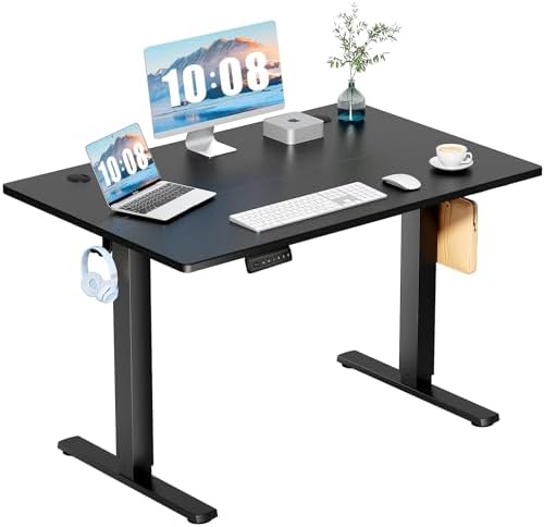 DUMOS 48 Inch Electric Standing Desk, Memory Adjustable Home Office Desk by DumosLifestyle