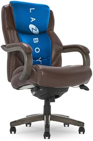 La-Z-Boy Big and Tall Executive Office Chair Lumbar Support, Leather Chair by Unknown