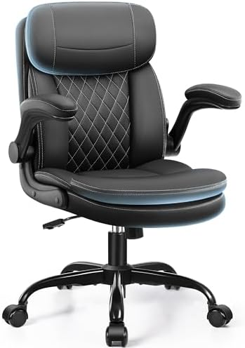 Office Desk Chair, Ergonomic Computer Chair with Unique Dual-Layer Support by HeroSet