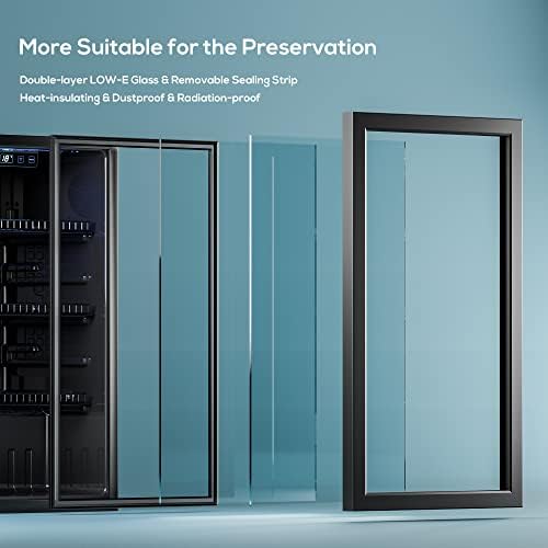 Manastin Beverage Refrigerator, 3.1 Cu.Ft Freestanding Beverage Cooler - Image 6