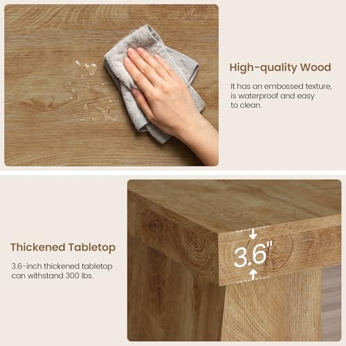 55" Wood Executive Desk with Storage, Home Office Desk - Image 6