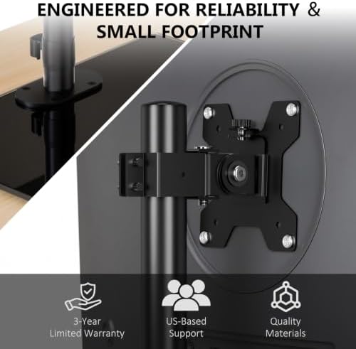 WALI Free Standing Vesa Monitor Stand for 13-32 inch Screens, up to 22 lbs - Image 6