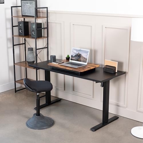 VIVO Vintage Brown 26 in Single Top Standing Desk Converter, DESK-V001JN - Image 6