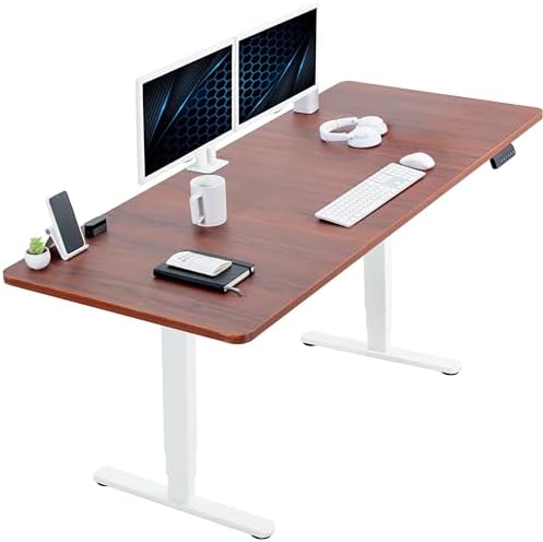 VIVO Dark Walnut 71 x 30 in Standing Desk, DESK-KIT-2W7D by VIVO