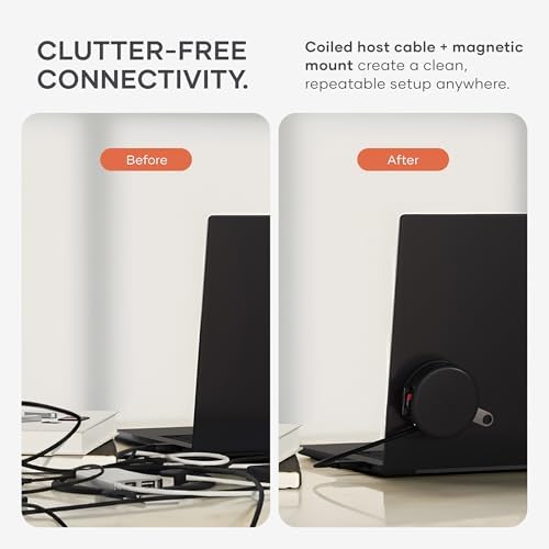 Satechi OntheGo 7-in-1 USB-C Hub, 4K/60Hz HDMI, 100W PD, Space Black - Image 2