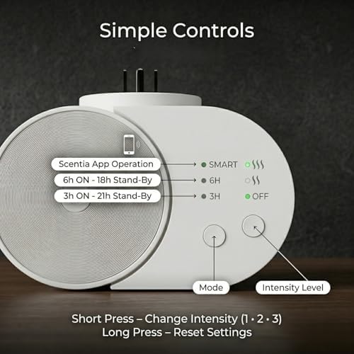 Waterless Plug-in Cold-Air Scent Diffuser with App Control, 600 Sq. Ft - Image 4