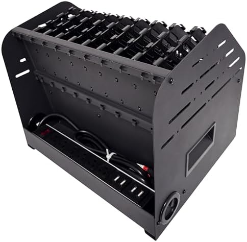 10-Device Laptop & Tablet Charging Station with 6 AC & 4 USB - Image 5