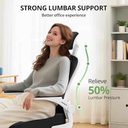 Synorla Office Chair|330LBS Capacity Ergonomic Desk Chair - Image 3
