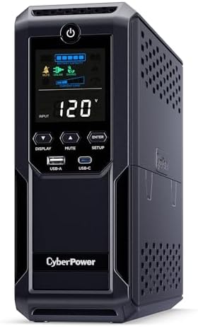 CyberPower CP1500AVRLCD3 Intelligent LCD UPS Battery Backup - Image 2