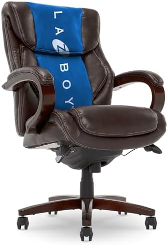 La-Z-Boy Executive Ergonomic Office Chair with Lumar Support, Leather Chair by Unknown