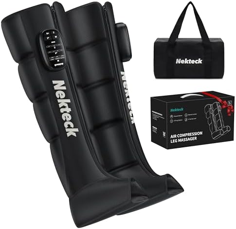 Nekteck Cordless Leg Compression Massager for Circulation, (2-Pack) Small by Nekteck