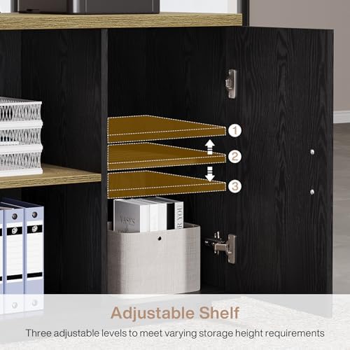 Tribesigns 85.8-Inch L-Shaped Executive Desk, Extra Large Home Office Desk - Image 4