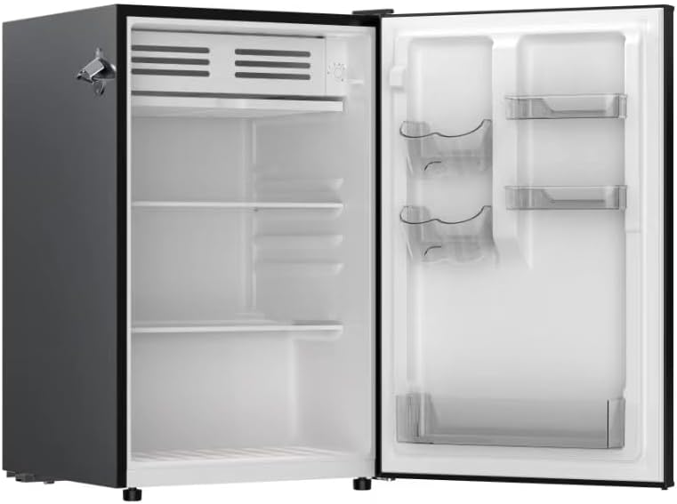 Frigidaire, 4.5 Cu. Ft. Retro Series Compact Refrigerator, Built-In Side Bottle Opener, Onyx - Image 5