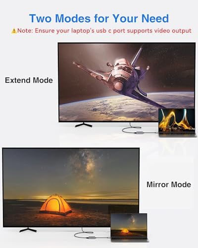USB C to HDMI Multiport Adapter with 4K HDMI Output Type-C Hub Converter - Image 3