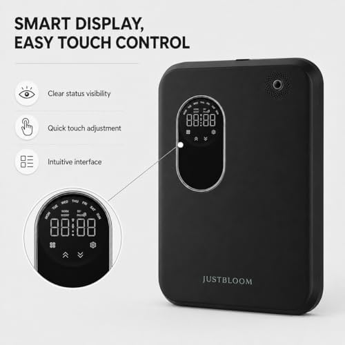 JUSTBLOOM Wall-Mounted Waterless Scent Diffuser, Bluetooth App Control - Image 2