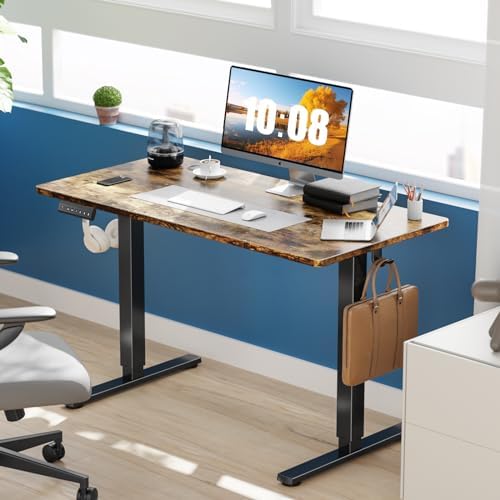 DUMOS 41.5 Inch Electric Standing Desk, Adjustable Height, Memory Desk - Image 2