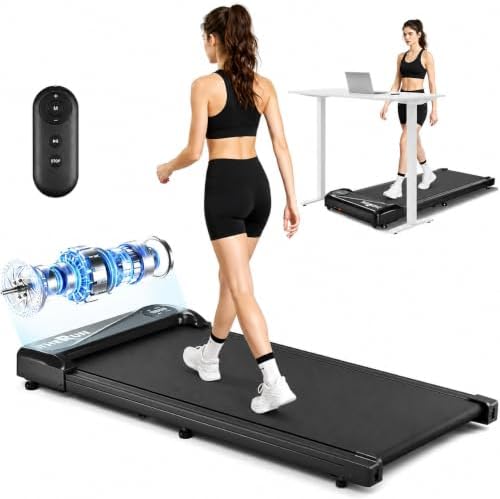 THERUN Walking Pad with 40" Longer Belt Under Desk Treadmill 300LBS Weight by THERUNFITNESS