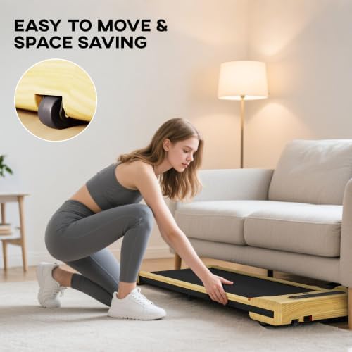 Soozier Walking Pad 2.5HP Under Desk Treadmill, 264 lbs, Installation-Free - Image 6