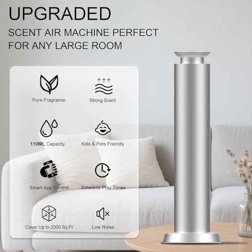 Hotel Waterless Scent Diffuser with 5 Fragrance Oils Covers up 2000 Sq Ft - Image 2