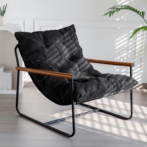 MAXYOYO Modern Accent Chair, Comfy Living Room Chair with Metal Frame by MAXYOYO