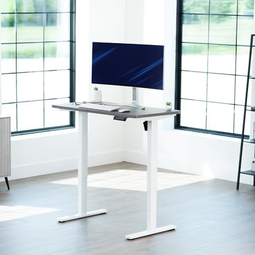 VIVO Dark Gray 43 x 24 in Standing Desk, DESK-KIT-1W4G - Image 2