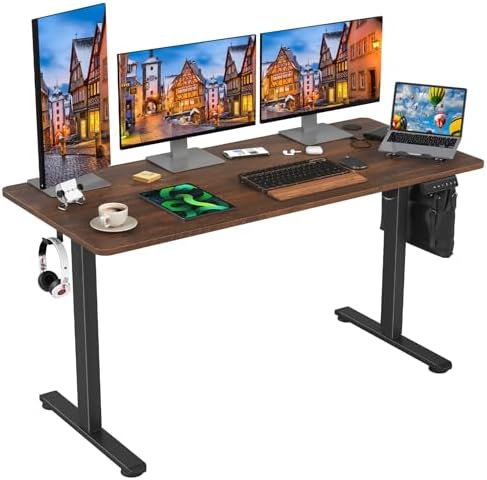 STARY Electric Standing Desk Adjustable Height Sit Stand Home Office Desk with Splice Board by STARYHavenLiving
