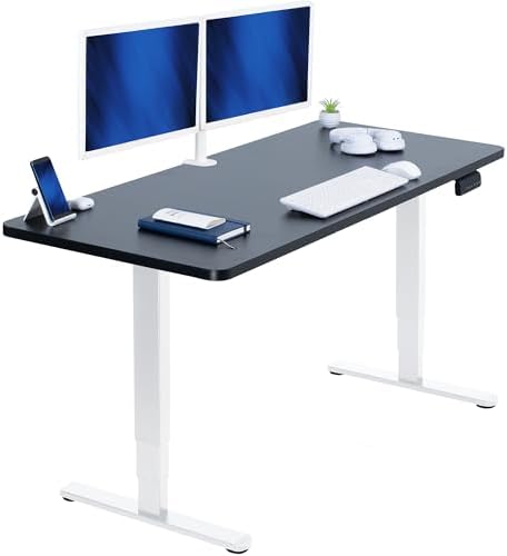VIVO Black 60 x 24 in Standing Desk, DESK-KIT-2W6B by VIVO