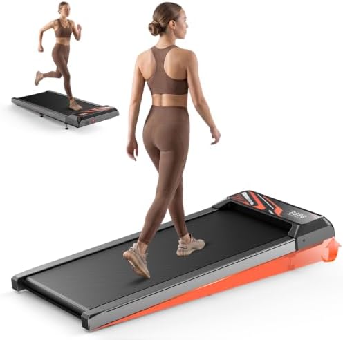 Walking with Incline Pad and Handle Bar, 2.5HP Low Noise Treadmill, 270lbs by Unknown