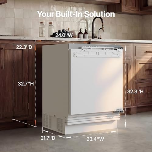 Ca'Lefort 24-Inch Panel Ready Under Counter Freezer, 3.8 cu.ft - Image 6