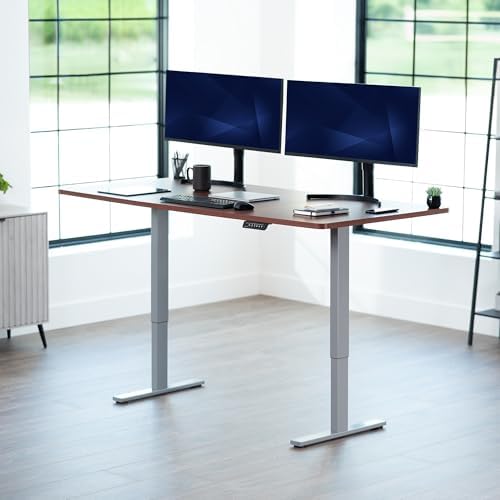 VIVO Dark Walnut 71 x 36 in Standing Desk, DESK-KIT-1G7D-36 - Image 2