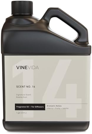 VINEVIDA [128 Fl Oz] Bubble Gum Fragrance Oil for Cold Air Diffusers, Essential Oils for Diffuser Oil Refill & Air Freshener Room Spray by VINEVIDA