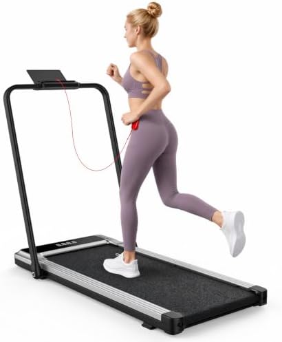 NEWBULIG Foldable Walking Pad with Handle Bar,Treadmills for Home Office by NEWBULIG