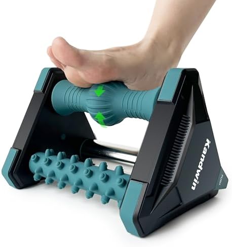 Icing Plantar Fasciitis Relief Foot Roller Massager, Green by KANDWIN
