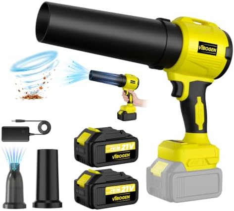 Turbo-Powered Jet Blower Small Leaf Vacuum Cordless with Battery & Charger by Unknown