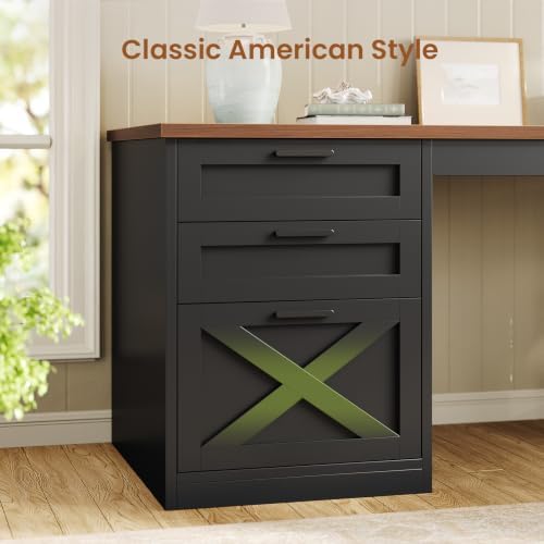 SEDETA 55.1" Farmhouse Office Desk with 3 Drawers for Home Office - Image 7