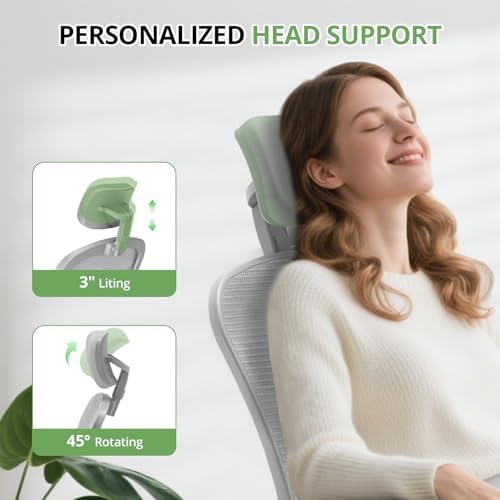 Synorla Office Chair|330LBS Capacity Ergonomic Desk Chair - Image 5