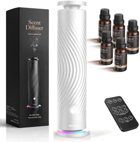 Waterless Essential Oil Diffuser, Cold-Air Diffusion, Plug-in by Serecen