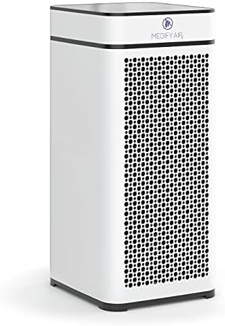 Medify MA-40 Air Purifier with HEPA Filter | 1,793 ft² Coverage in 1hr for Smoke, Wildfires, Odors, Pollen, Pets | Quiet Removal to 0.3 Microns | White, 1-Pack by MEDIFYAIR