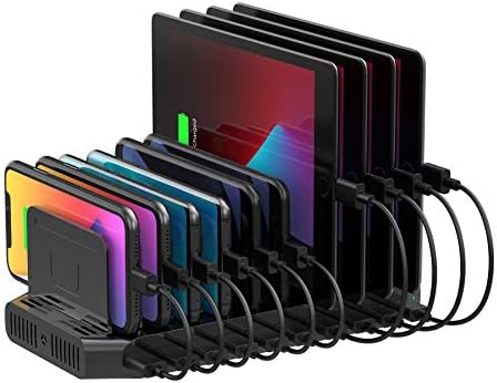 Unitek 10 USB Charging Station Multiple Devices for iPad Tablet iPhone Mic by Unitek
