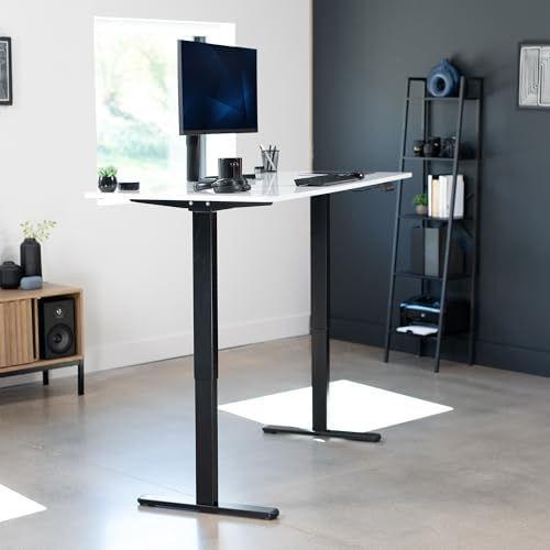 VIVO White Dry Erase 71 x 30 in Standing Desk, DESK-KIT-E2B7WE - Image 2