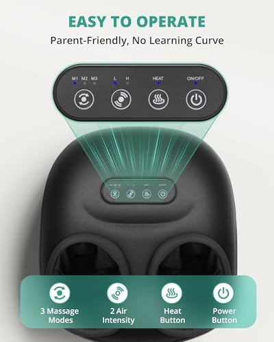 Medcursor Foot Massager Machine with Heat, 2026 Deep Kneading & Rolling, Shiatsu Foot Massager for Pain Relief, Tired Feet & Plantar Fasciitis - Image 5