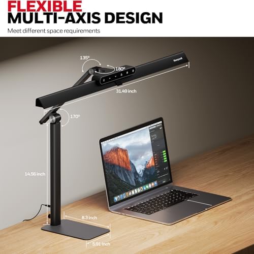 Honeywell HJ1BK Eye-Caring 1200LM LED Architect Desk Lamp for Home Office - Image 5