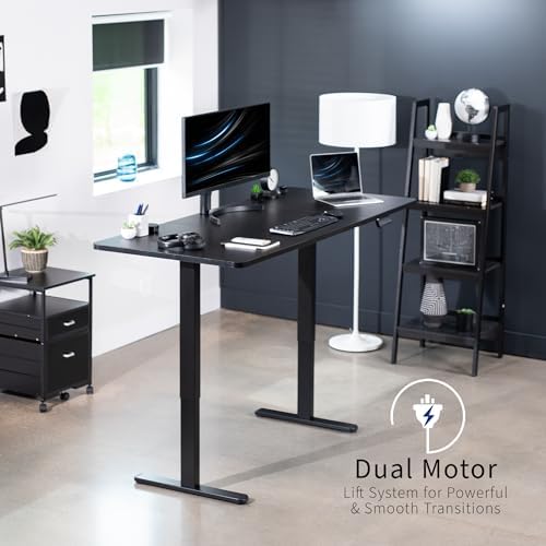 VIVO Black 71 x 30 in Standing Desk, DESK-KIT-E2B7B - Image 4
