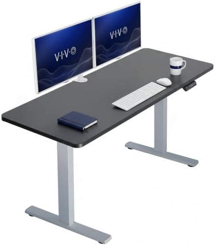 VIVO Black 60 x 24 in Standing Desk, DESK-KIT-1G6B by VIVO